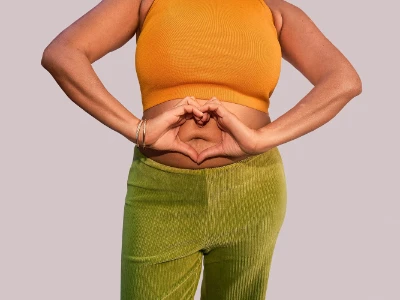 Mujer aliviada con Buscapina