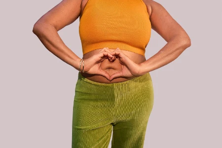 Mujer aliviada con Buscapina